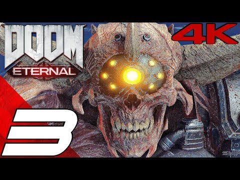 DOOM ETERNAL - Gameplay Walkthrough Part 3 - Hunter Base & Hunter Boss (4K 60FPS ULTRA) Full Game