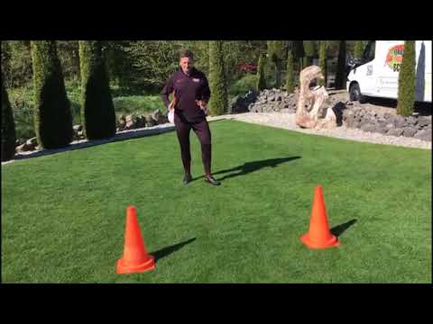 FFS-Fussballcamps zuhause: Passspiel 2 beidfüßig