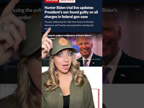 The VERDICT is IN… Biden Found GUILTY on Gun Charges!!! #2ndamendment #shortsvideo #shorts Thumbnail