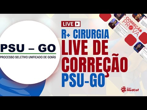 GABARITO PSU-GO R+ Cirurgia | Residência Médica 2026 – Correção da Prova PSU-GO R+ Cirurgia