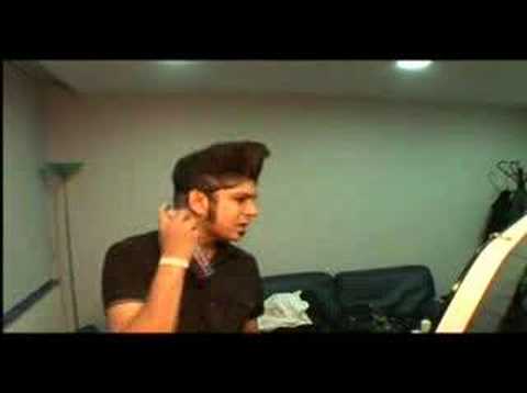 Ian D'Sa Doing His Hair