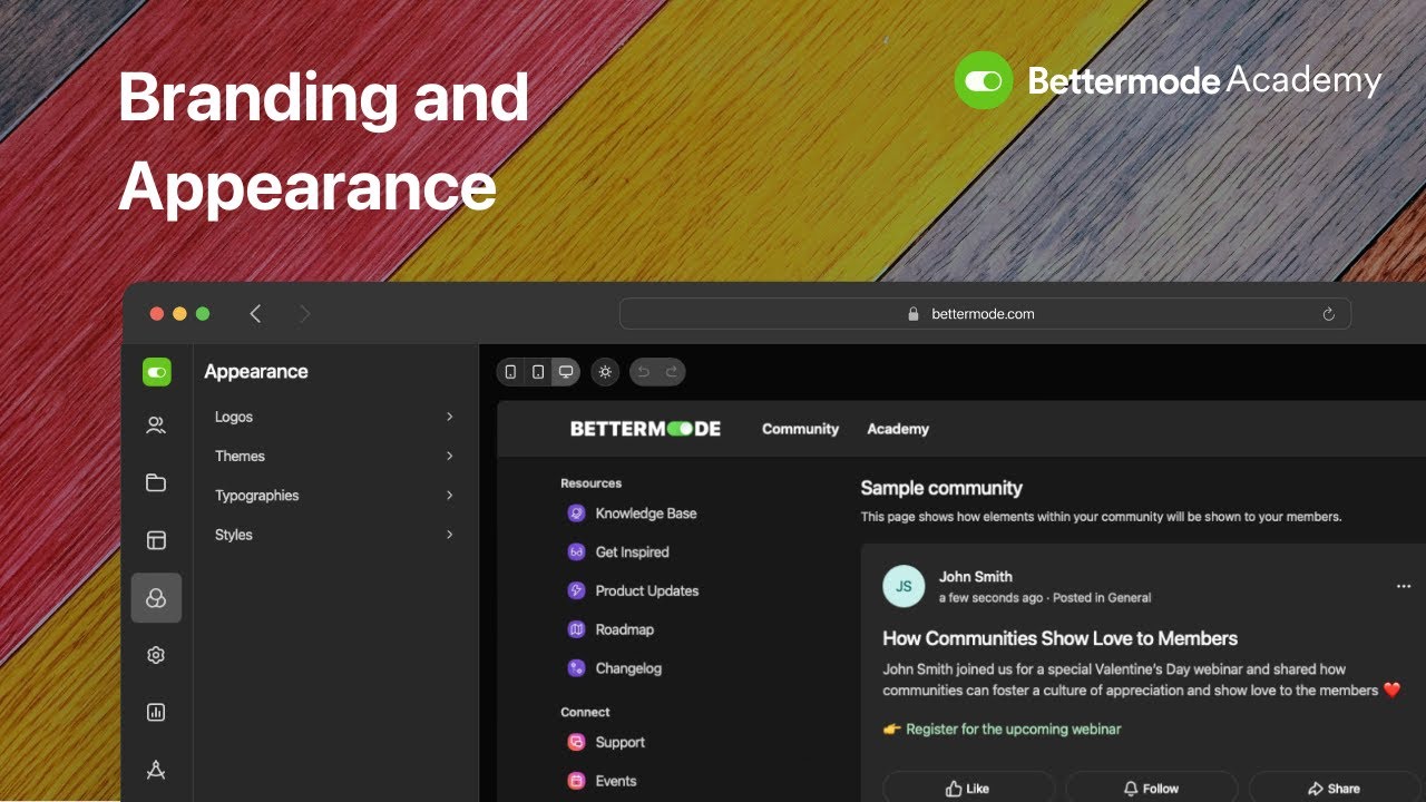 Branding and Appearance