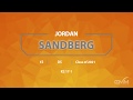 Jordan Sandberg MEPL12011