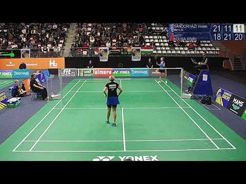 Match point - Vivien Sandorhazi vs Kristin Kuuba - WS, SF - Dutch Open 2021