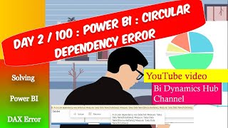 Download the video "Day 2/100: Solving Circular Dependency Measure Error in Power BI | Your Daily DAX Fix!"
