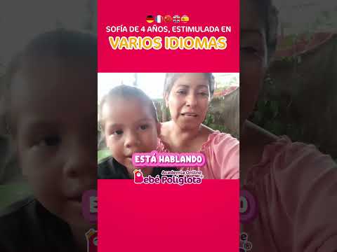 Sofia stimulated in several languages ​​Polyglot Baby