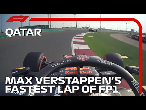 F1 第20戦カタールGP マックス・フェルスタッペンが走行するオンボード映像