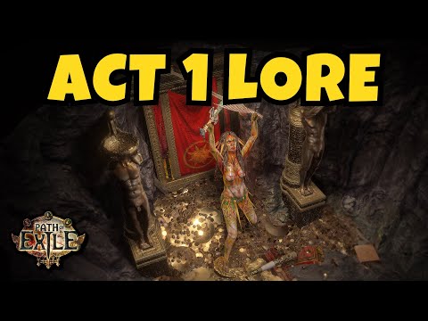Path of Exile Act 1 Full Lore & Dialogue - Exiled To Wraeclast