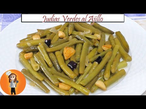 Judías Verdes al Ajillo | Receta de Cocina en Familia