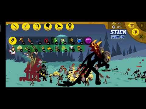 📹 Voltaic Spearton vs Mega giant swordwraths and Mega final boss (light of hope) stick war animation