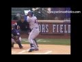 David Wright Hitting Slow Motion Baseball Swing - 10000fps New York Mets HR