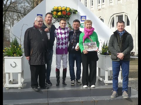 Galopprennbahn Dortmund 10.03.2024 * 3. Rennen * Sieger Thore Hammer- Hansen auf Tashbech (GB)