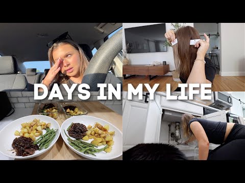 VLOG: crying about life, starting acotar thoughts, organizing, clip in extensions, cooking & MORE