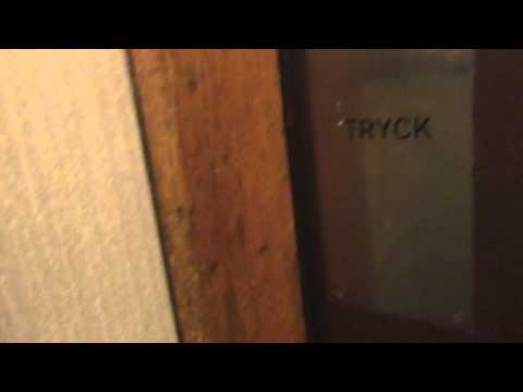 old original ASEA traction elevator @ Byggmästargatan 1, Gävle, Sweden.