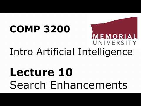 COMP 3200 - Intro to Artificial Intelligence - Lecture 10 - MiniMax Search Enhancements