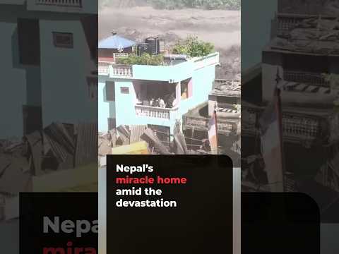 Isolated by raging floodwaters, Nepal’s miracle home amid the devastation