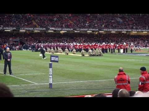 Cwm Rhondda sung at Millennium Stadium