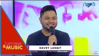 Davey Langit shares the stories behind the songs &#39;Gitna&#39; and &#39;Simula Ng Dulo&#39; (Letters and Music)
