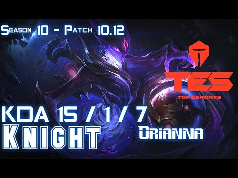 TES Knight ORIANNA vs PANTHEON Mid - Patch 10.12 KR Ranked