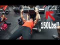 16 Year Old Dumbbell Presses 150Lbs (INSANE)