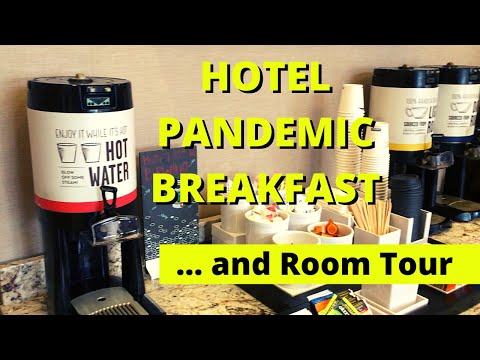 Pandemic Hotel Breakfast | Nashville-Smyrna Hampton Inn -  Room Tour