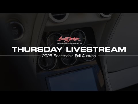Thursday Livestream Replay "All the cars, all the time" // Barrett-Jackson 2025 Fall Auction
