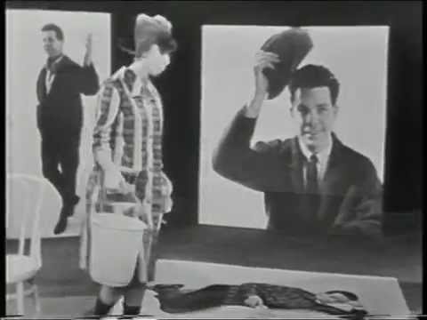 Jules de Corte, Hetty Blok, Herman Krebbers e.a..in het TV-programma "Hedenavond voorstelling"