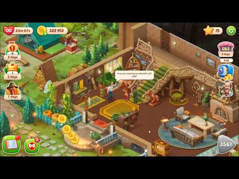 Homescapes Gameplay Story Playthrough Day 65 🏠 (Lake House Guest Arrival Day 2) | SKILLGAMING ✔️