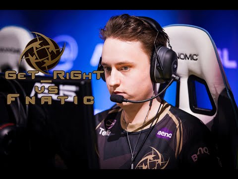 POV NiP GeT_RiGhT vs Fnatic @ FACEIT League 2015 Stage 1 Finals [GeT_RiGhT.cfg]