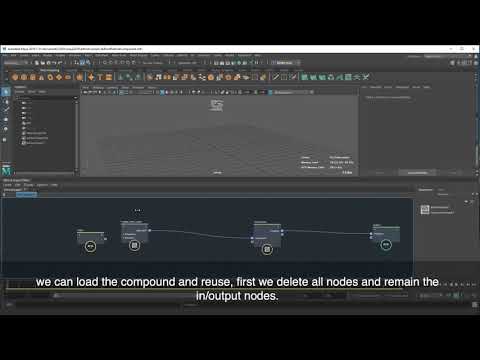 (HD) Maya Bifrost 2.0 tutorial | 5 Component (Eng. Sub. Lang. Cantonese)