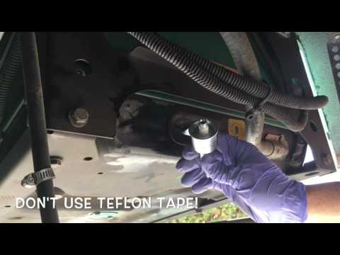 Changing Fuel Filter on Onan RV 4ky Gas Generator
