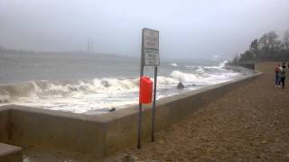 Dane Street Beach, Hurricane Sandy Beverly MA