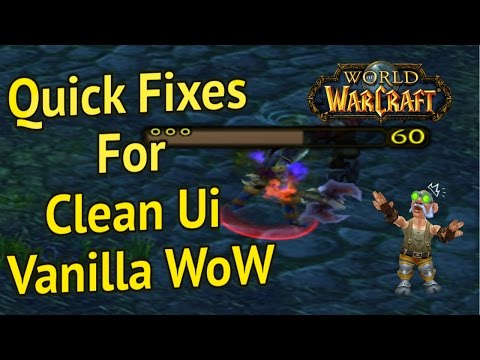 Quick Fixes for the Clean Ui.