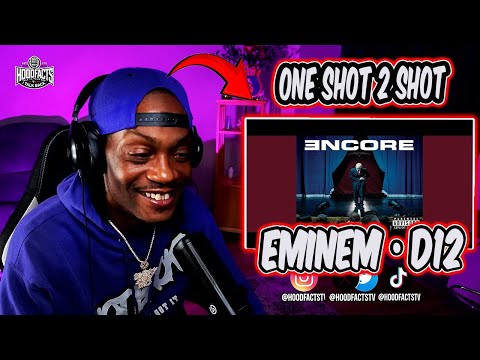 HoodFacts TV Reacts to | Eminem · D12 One Shot 2 Shot