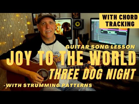 an A shaped bar chord being slid up the neck. - Joy to the World (Three Dog Night)