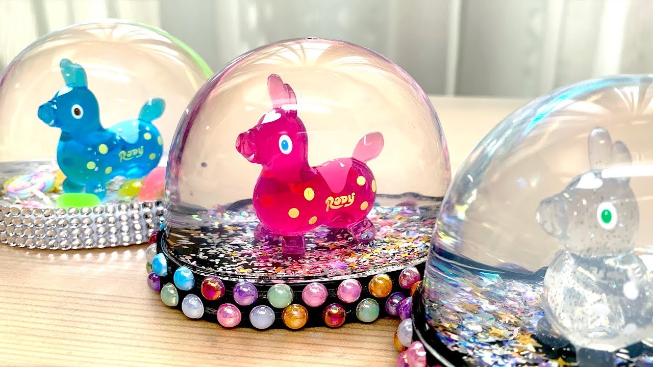 100均材料でキラキラ✨スノードームを作りました！ How to make a sparkling snow globe [DIY]
