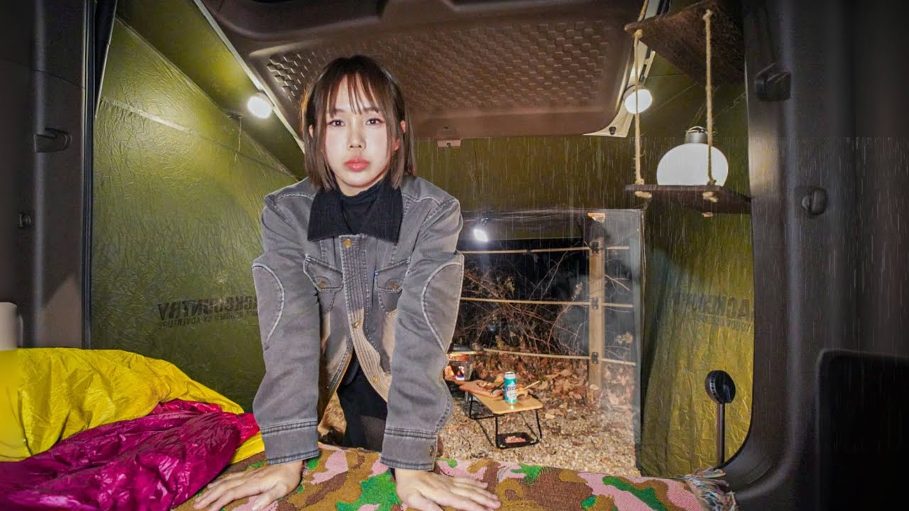 Isn't it so easy? 🚐 Winter camping with an electric van / Solo camping / PV5 / Winter camping