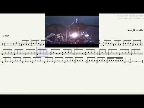 Queen - Keep yourself Alive R. Taylor Drums Solo (Aered note by note)