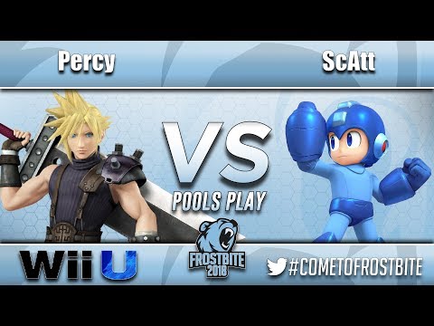 Percy (Cloud) vs. MVG | ScAtt (Mega Man) - Wii U Pools Play - Frostbite 2018