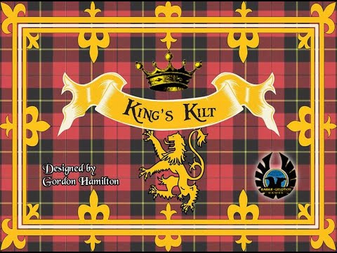 The Purge: # 2057 King's Kilt: A card game about Scottish Families and their competition for power (or points)