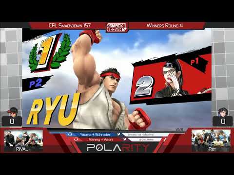 CFL Smackdown 157 WiiU - RIVAL (Ryu) vs Riot (Bayonetta) - Winners R4