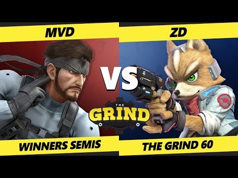 Smash Ultimate Tournament - ZD (Fox) Vs. MVD (Snake) SSBU The Grind 60 Winners Semis