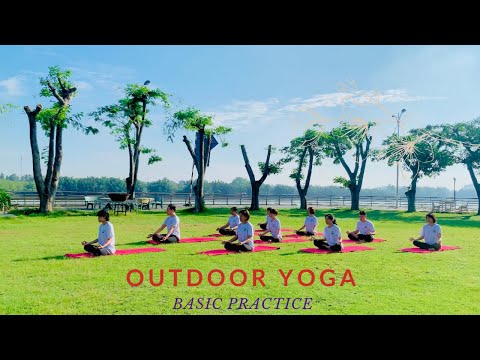 Basic Yoga Practice | Asana Flow | Prabhat Yogi | ShivomYoga | Outdoor Yoga | Vietnam Yoga