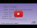 Trouble Topher Mohr And Alex Elena Hip Hop Rap Dark YouTube Audio Library BGM