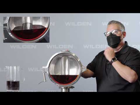 Wilden Saniflo™ Hygienic Series - Free Draining Flow Path
