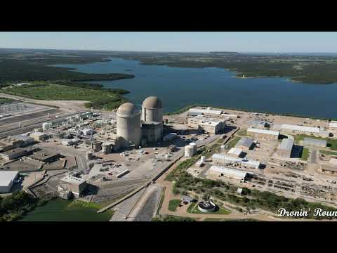 Drone Video, DJI Mini 3 Pro, Comanche Peak Nuclear Power Plant