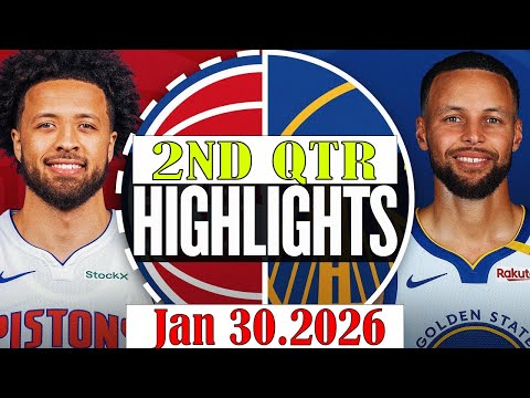 Golden State Warriors vs Detroit Pistons 2nd Qtr Jan 30.2026 Highlights | NBA HIGHLIGHT