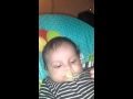Baby Eating Pudding