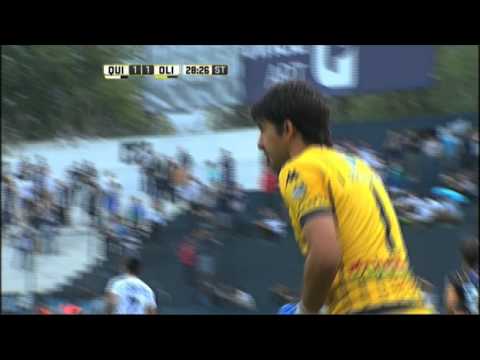 Andrada no pudo con Champagne. Quilmes 1 - Olimpo 1. Fecha 6. Primera División 2016.