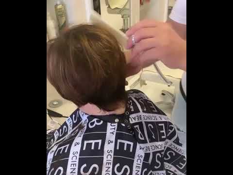 Short hair style girl simple and easy